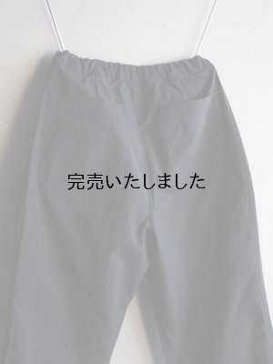 画像17: Still By Hand(スティルバイハンド) ナイロン1タックイージーテーパードパンツ ブラック