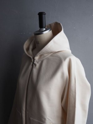 画像15: Still By Hand(スティルバイハンド) サドルスリーブジップパーカー エクル