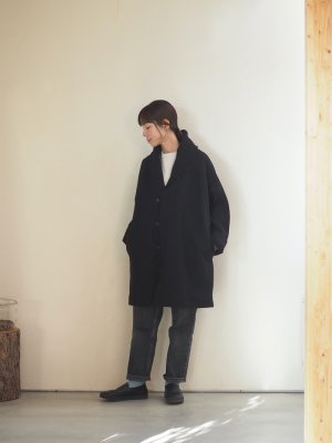 画像31: POSTALCO(ポスタルコ) カラーコート ソリッドウール-カラーコート ブラック