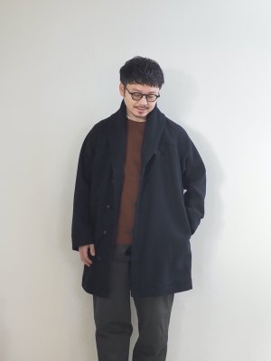 画像3: POSTALCO(ポスタルコ) カラーコート ソリッドウール-カラーコート ブラック