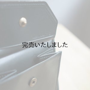 画像6: POSTALCO(ポスタルコ) Small Billfold Wallet with Coin Pocket-クロスグレインレザー折り畳み財布 エメラルドグリーン