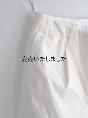 画像9: Still By Hand(スティルバイハンド) M-52ファブリックワイドチノパンツ エクル