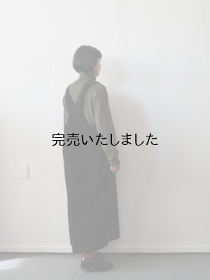 画像3: pub(ピューブ) 3.5W コーデュロイ ジャンパースカート ブラック