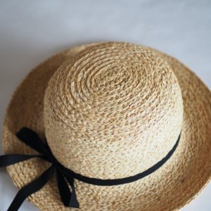 画像5: Sashiki(サシキ) 麦わら帽子 RA253-M ブラック