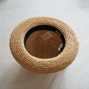 画像7: Sashiki(サシキ) 麦わら帽子 RA253-M ブラック