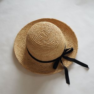 画像2: Sashiki(サシキ) 麦わら帽子 RA253-M ブラック