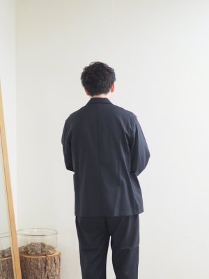 画像3: Still By Hand(スティルバイハンド) 2Bテーラードジャケット インクブラック