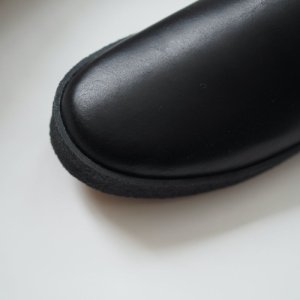 画像5: STYLE CRAFT(スタイルクラフト) KITCHEN SHOES BLACK(OIL FACE) CRAPE SOLE