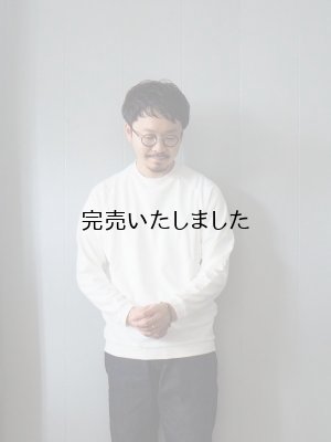 画像1: 【再入荷】Style Craft Wardrobe(スタイルクラフトワードローブ) T-SWEATER #2 オフホワイト