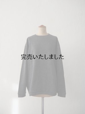 画像1: Style Craft Wardrobe(スタイルクラフトワードローブ) T-SWEATER(WOOL RIB) グレー