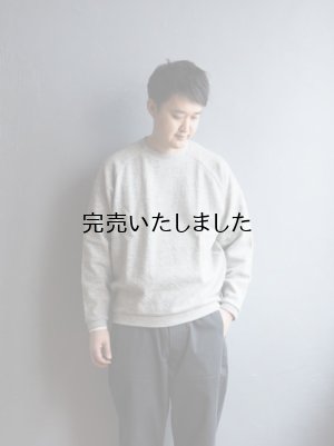 画像1: Style Craft Wardrobe(スタイルクラフトワードローブ) T-SWEATER#2 ライトグレー