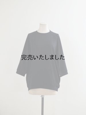 画像1: Style Craft Wardrobe(スタイルクラフトワードローブ) T-SWEATER#2 RAGLAN supima 120/2 BLACK