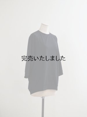 画像4: Style Craft Wardrobe(スタイルクラフトワードローブ) T-SWEATER#2 RAGLAN supima 120/2 BLACK