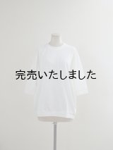 Style Craft Wardrobe(スタイルクラフトワードローブ) T-SWEATER 1/2 dry 天竺 OFF WHITE