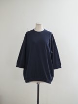 Style Craft Wardrobe(スタイルクラフトワードローブ) T-SWEATER 1/2 dry 天竺 DARK NAVY