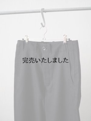 画像8: Style Craft Wardrobe(スタイルクラフトワードローブ) PANTS #5 cotton wool twill SUMI