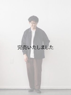 画像20: Style Craft Wardrobe(スタイルクラフトワードローブ) JACKET #4 コットンタイプライター OBSIDIAN