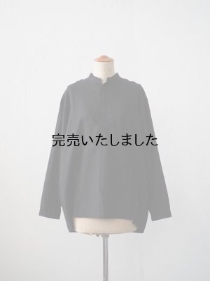 画像1: Style Craft Wardrobe(スタイルクラフトワードローブ) SHIRTS #8 light satin black