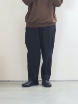 【再入荷】Style Craft Wardrobe(スタイルクラフトワードローブ) PANTS #7 organic cotton twill ブラック