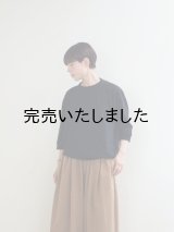 Style Craft Wardrobe(スタイルクラフトワードローブ) T-SWEATER 1/2 ドライ天竺 ブラック