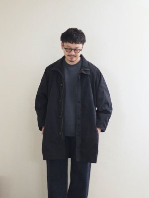 画像1: Style Craft Wardrobe(スタイルクラフトワードローブ) COAT #27 LONG LIMONTA BLACK