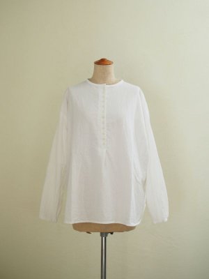 画像1:  jujudhau(ズーズーダウ) 12BUTTON-12ボタン-LINEN COTTON WHITE