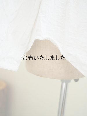 画像11:  jujudhau(ズーズーダウ) 12BUTTON-12ボタン-LINEN COTTON WHITE