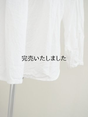 画像13:  jujudhau(ズーズーダウ) 12BUTTON-12ボタン-LINEN COTTON WHITE