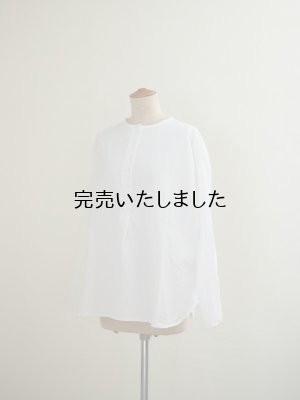 画像2:  jujudhau(ズーズーダウ) 12BUTTON-12ボタン-LINEN COTTON WHITE