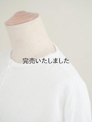 画像9:  jujudhau(ズーズーダウ) 12BUTTON-12ボタン-LINEN COTTON WHITE
