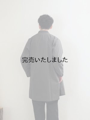 画像3: Style Craft Wardrobe(スタイルクラフトワードローブ) COAT #23 cotton linen typewriter GRAY BRONZE