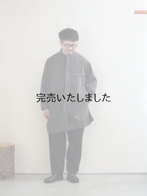 画像23: Style Craft Wardrobe(スタイルクラフトワードローブ) COAT #23 cotton linen typewriter GRAY BRONZE