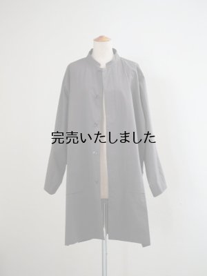 画像7: Style Craft Wardrobe(スタイルクラフトワードローブ) COAT #23 cotton linen typewriter GRAY BRONZE