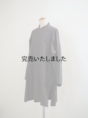 画像10: Style Craft Wardrobe(スタイルクラフトワードローブ) COAT #23 cotton linen typewriter GRAY BRONZE