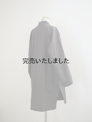 画像12: Style Craft Wardrobe(スタイルクラフトワードローブ) COAT #23 cotton linen typewriter GRAY BRONZE