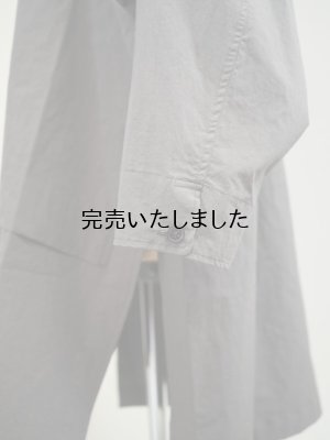 画像16: Style Craft Wardrobe(スタイルクラフトワードローブ) COAT #23 cotton linen typewriter GRAY BRONZE