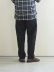 画像2: Style Craft Wardrobe(スタイルクラフトワードローブ) PANTS #9 cotton linen typewriter BLACK