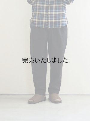 画像5: Style Craft Wardrobe(スタイルクラフトワードローブ) PANTS #9 cotton linen typewriter BLACK