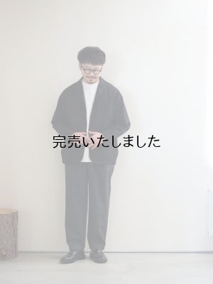 画像27: Style Craft Wardrobe(スタイルクラフトワードローブ) SHIRCKET cotton linen typewriter BLACK