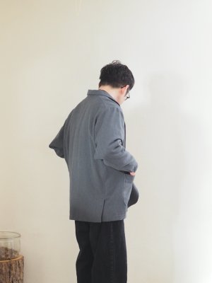 画像2: Style Craft Wardrobe(スタイルクラフトワードローブ) HALF JACKET M.GRAY