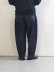 画像3: Style Craft Wardrobe(スタイルクラフトワードローブ) PANTS #10 cotton typewriter DEEP NAVY