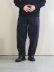 画像1: Style Craft Wardrobe(スタイルクラフトワードローブ) PANTS #10 cotton typewriter DEEP NAVY (1)