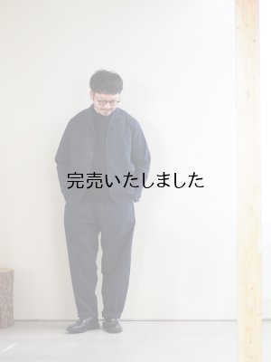 画像24: Style Craft Wardrobe(スタイルクラフトワードローブ) SHIRCKET cotton typewriter DEEP NAVY