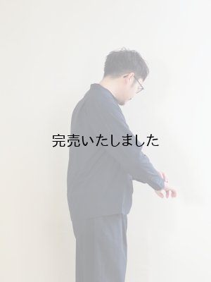 画像2: Style Craft Wardrobe(スタイルクラフトワードローブ) SHIRCKET cotton typewriter DEEP NAVY