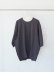 画像2: Style Craft Wardrobe(スタイルクラフトワードローブ) T-SWEATER 1/2 鹿子 GRAY