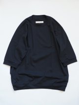 Style Craft Wardrobe(スタイルクラフトワードローブ) T-SWEATER 1/2 high gauge BLACK