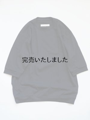 画像1: Style Craft Wardrobe(スタイルクラフトワードローブ) T-SWEATER 1/2 high gauge BLACK