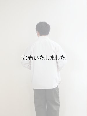 画像3: Still By Hand(スティルバイハンド) 製品染めオーバーサイズレギュラーカラーシャツ エクル