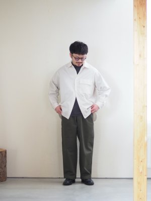 画像20: Still By Hand(スティルバイハンド) コットンツイルペインターパンツ オリーブ