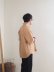 画像2: Still By Hand(スティルバイハンド) 製品染めオーバーサイズシャツ ペールオレンジ